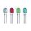 Lamp, 8mm, Green, 520+/- 10nm, 90mcd, 160�, Water Transparent