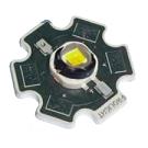 Show product details for High Power LED, Star, 0.5W, Amber 605+/-5nm, 13 lm, 2.4V