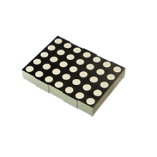 5x7 Dot Black Surface 53.1x37.8x8.4mm