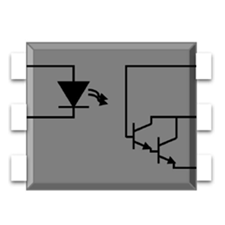 Photo Darlington Transistor Coupler, SMD6, Viso=5000Vrms, DC Input, 1 Channel, CTR=Min.100%, VCE(sat)=Max.1.0V, ton=Max.5μs, toff=Max.40μs, BVceo=55V (min.), Black Case, Typ.1000pcs/reel