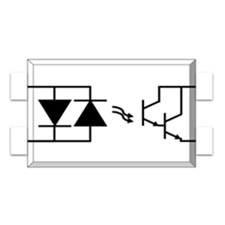 Photo Darlington Transistor Coupler, DIP4 Gullwing, Viso=5000Vrms, AC Input, 1 Channel, CRT=600~7500%, BVceo=40V (min.), White Case, Max.100pcs/tube