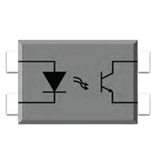 Photo Transistor Coupler, High Operating Temperature, DIP4, Viso=5000Vrms, DC Input, 1 Channel, CTR option=80~600%@IF=5mA, Min. CTR option@IF=1mA, BVceo=35V (min.), Black Case, Max.100pcs/tube