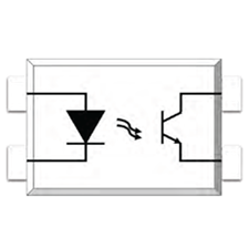 Medium Speed Photo Transistor Coupler, DIP4, Viso=5000Vrms, DC Input, 1 Channel, CTR=50~600%, BVceo=60V (min.), White Case, Max.100pcs/tube