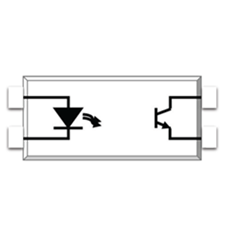 Photo Transistor Coupler, LSOP4, Viso=5000Vrms, DC Input, 1 Channel, CTR option=50~600%, BVceo=80V (min.), White Case, Max.3000pcs/reel