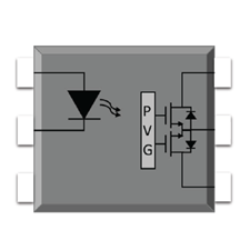 Normally Open Photo MOSFET Relay, DIP6, Viso=5000Vrms, DC Input, VL=600V, IL(peak)=0.15A, C(out)=30pF (typ.), Black Case, Max.65pcs/tube