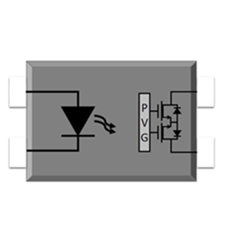 Normally Open Photo MOSFET Relay, SOP4, Viso=3750Vrms, DC Input, VL=400V, IL(peak)=0.25A, C(out)=50pF (typ.), Black Case, Max.3000pcs/reel