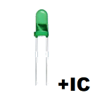 3mm Round Blinking 5.3t (2.4Hz)